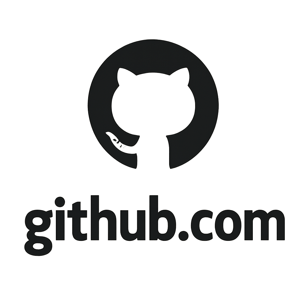 GitHub logo with a website