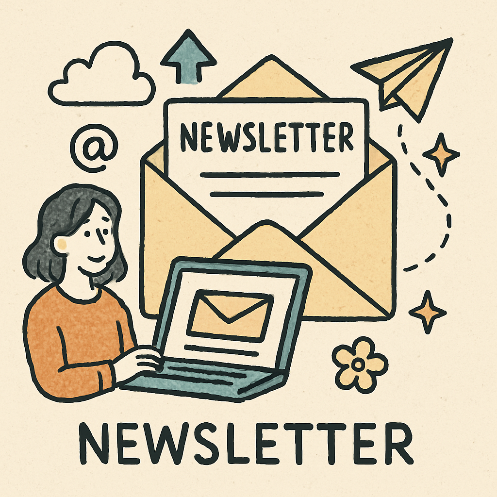 newsletter concept illustration